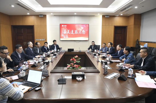 苏美达达天下平台 常熟市市长张伟带队到访苏美达